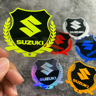 US摩托车头车身减震反光防水贴 徽标贴纸适用于铃木UY125