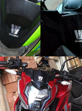 适用于豪爵摩托车UHR/UFR150/AFR/UFD/ADX125徽标字母改装饰贴纸