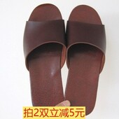 促销 牛皮拖鞋 室内居家春夏秋季 男女士真皮一字拖特价 真牛皮凉拖鞋