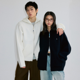 roaringwild arch咆哮野兽宽松立领开衫 外套美式 情侣拉链毛衣男