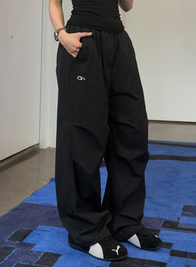 【中中阿中专属】ARCH 咆哮野兽 黑色轻质休闲裤美式伞兵长裤男款