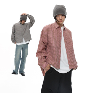 衬衫 roaringwild 咆哮野兽泡泡纱折叠不对称下摆长袖 arch 透气