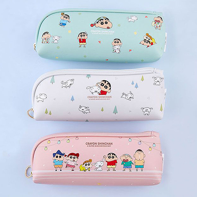 韩国代购蜡笔小新正品卡通PU皮笔袋拉链收纳袋学生文具袋CS184