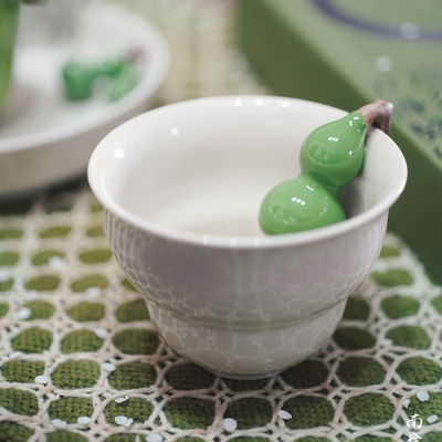 南拾壹草木灰葫芦主人杯壶承