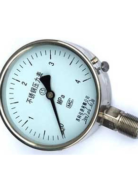 Y-B系列不锈钢压力表 y60y100bf系列304材质全不锈钢防腐压力表