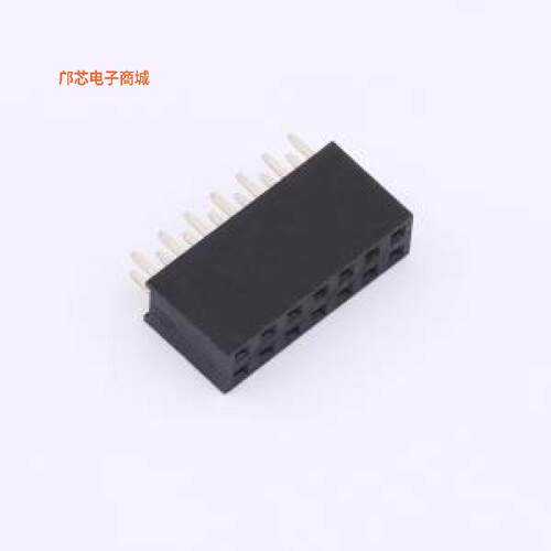 FG-PM2.54-2-07P-H8.5 -[(全新原装排母2.54 2*7 塑高8.5 直插