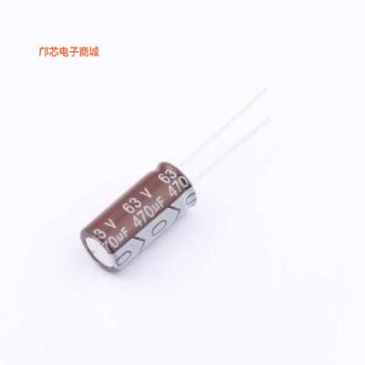DHG063M477H200S1AA -||全新原装63V 470UF 直插铝电解电容