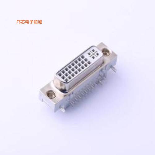 DVI-HX-103DIP -[(全新弯插DVI 24+5母座无边不带螺丝