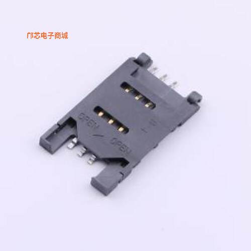 BSIM-011-6P -[(全新SMD翻盖式 MiniSIM卡 卡座