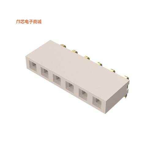 BG302-06-A-L-G -||全新原装6W, 2.54MM PTH SOCKET, SIL, TH,