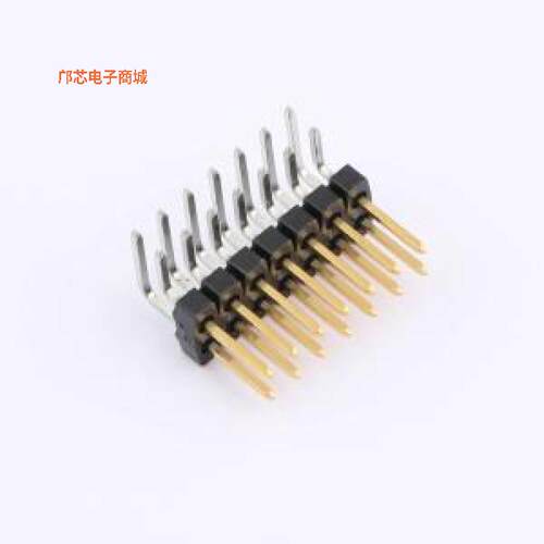 90122-0767 -||全新弯插,P=2.54mmCONN HEADER R/A 14POS 2.54MM