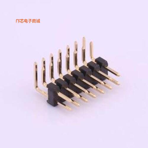 X4621WR-2x07I-C40D28 -[(全新弯插,P=2mm高U镀金抗氧化