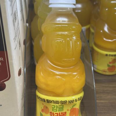 韩国进口 JEJU HYANG柑橘凸顶柑汁 tangerine juice 330毫升*6瓶