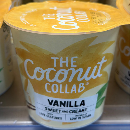 德国产 The coconut collab植物性乳酪/酸奶 香草云呢拿味 350克