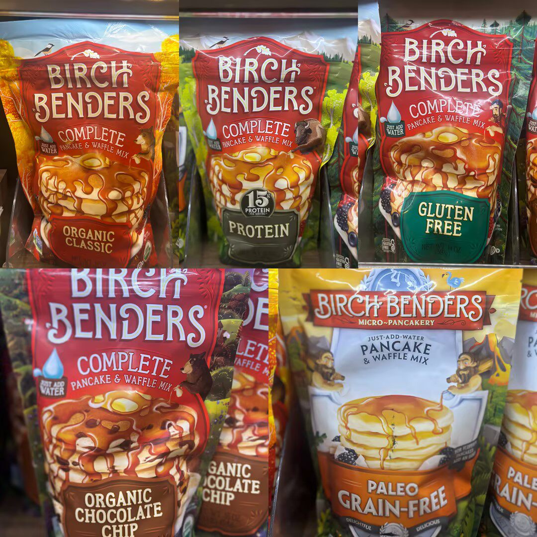 代购美国进口 BIRCH BENDERS有机班戟及华夫窝夫粉无麸质朱古力碎