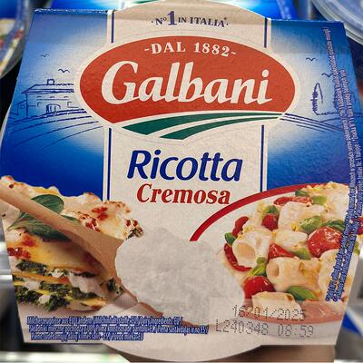 意大利进口 GALBANI/告本尼丽哥塔芝士 RICOTTA CREMOSA 250克