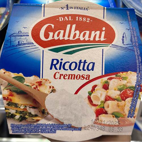 意大利进口 GALBANI/告本尼丽哥塔芝士 RICOTTA CREMOSA 250克