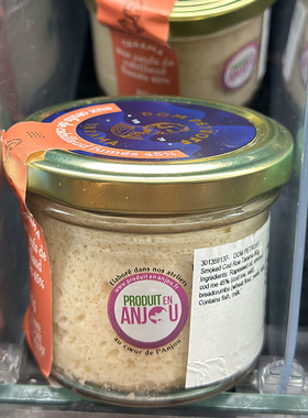 代购法国进口 DOM PETROFF烟鳕鱼鱼春酱 80克