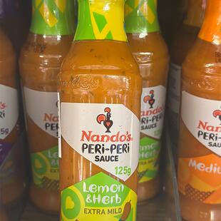 代购正品 新西兰进口 NANDO'S柠檬香草霹雳辣酱 125克