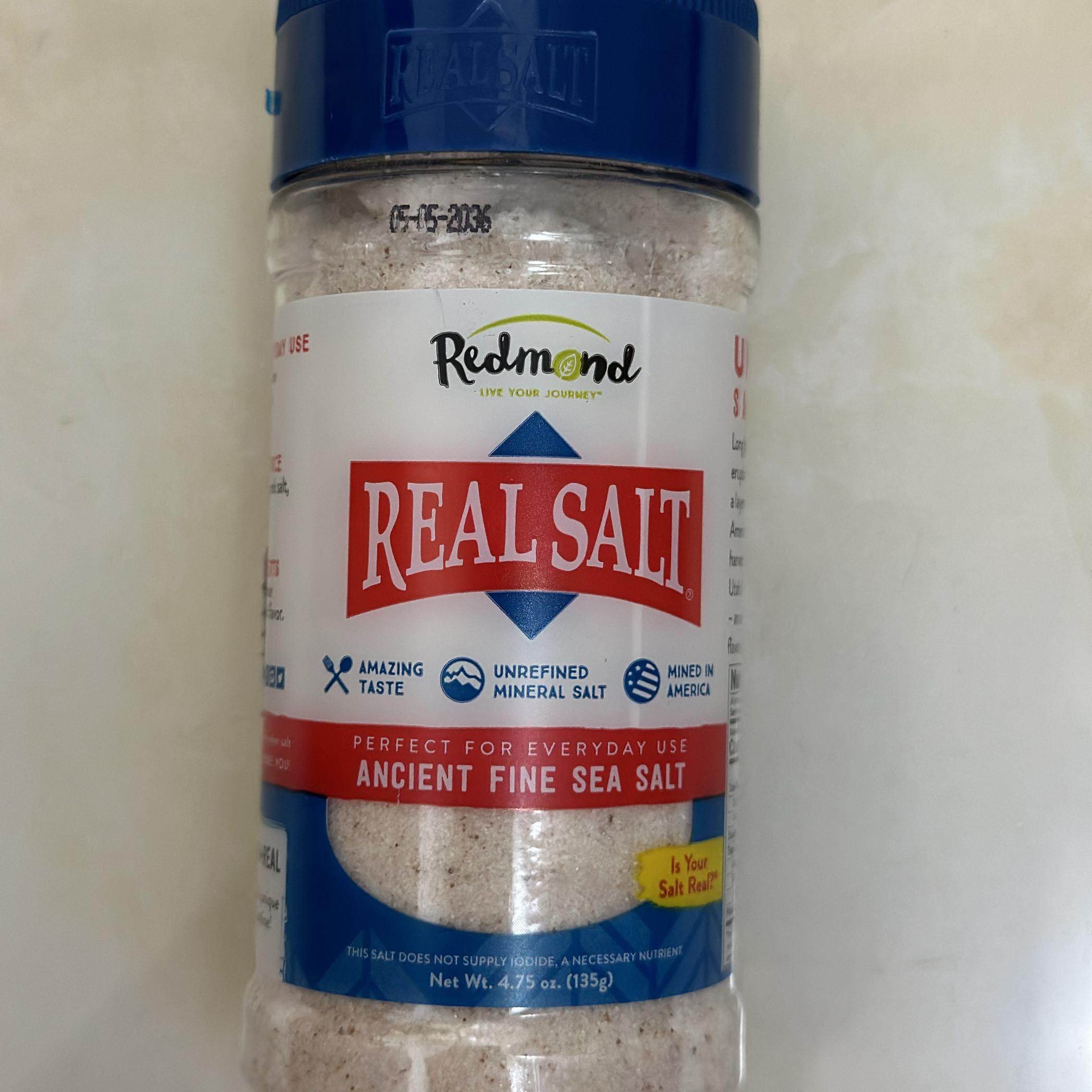 代购Redmond real salt调味料/ancient fine sea salt 135G 现货