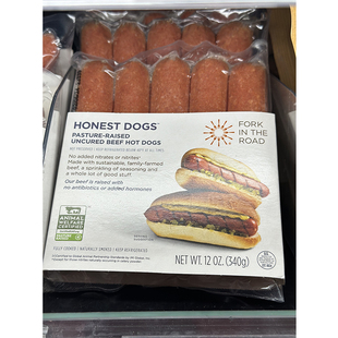 FORK THE ROAD牛肉香肠 热狗肠 代购 340克 美国进口