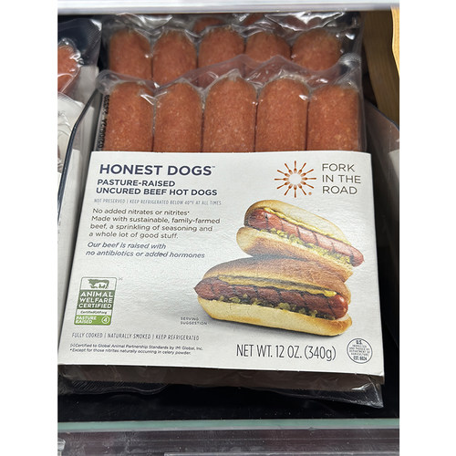 代购美国进口 FORK IN THE ROAD牛肉香肠肉肠 340克 热狗肠