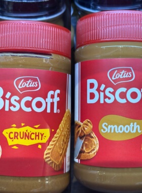 代购 比利时进口 LOTUS/莲花牌Biscoff焦糖脆脆饼干酱/焦糖饼干酱