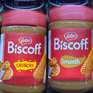 代购 比利时进口 LOTUS/莲花牌Biscoff焦糖脆脆饼干酱/焦糖饼干酱