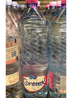 代购法国进口 CONTREX矿泉水 1.5升 富含钙质