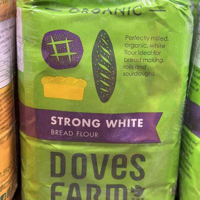 代购正品 英国进口 DOVES FARM有机白面包面粉/white bread flour