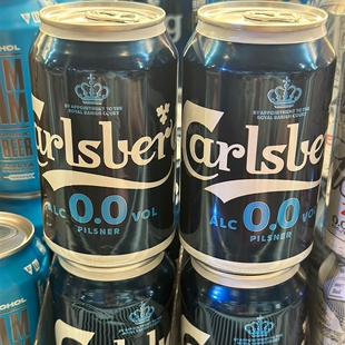 瑞士进口 Carlsberg/嘉士伯无酒精比尔森啤酒 零酒精 330毫升*6罐