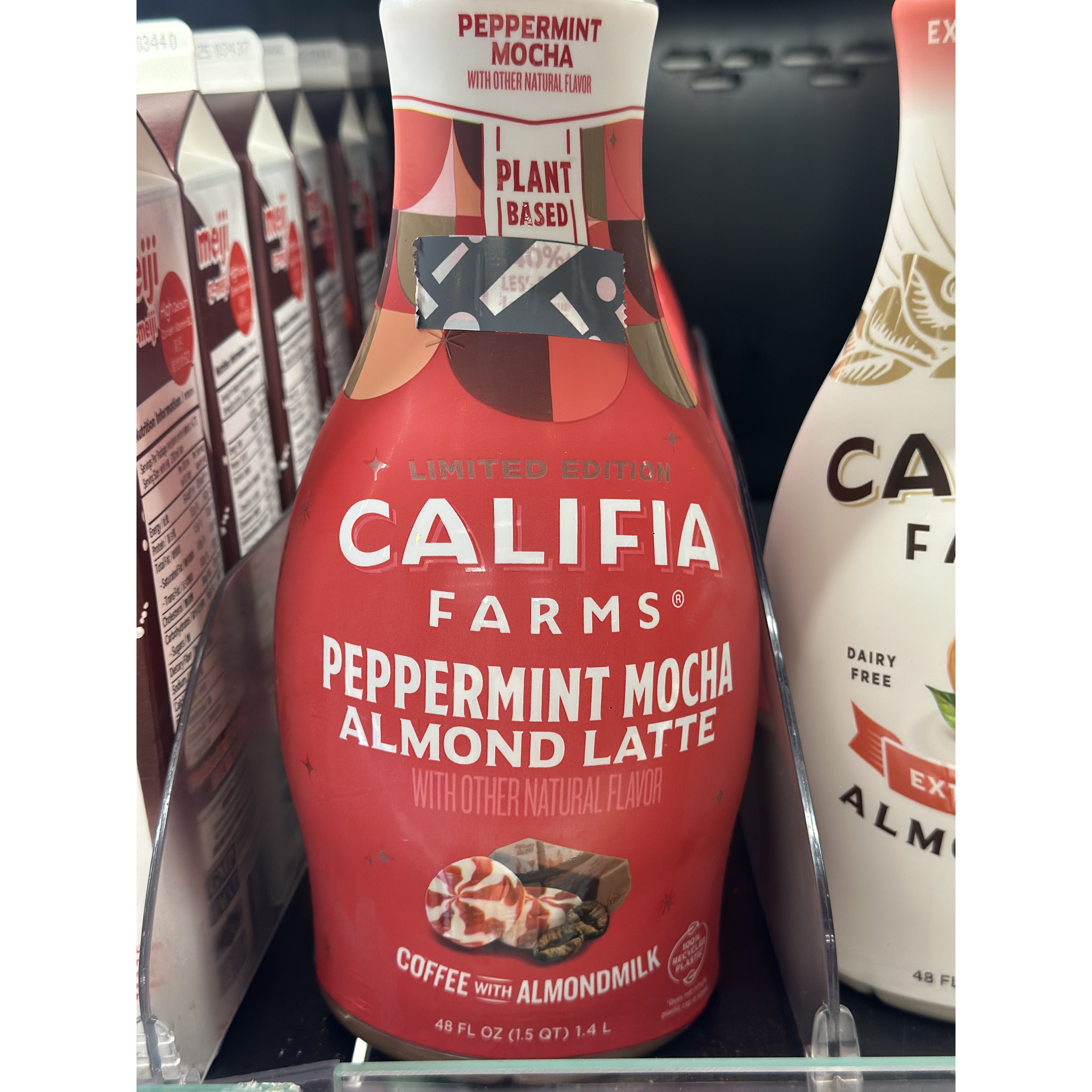 代购 美国进口 CALIFIA FARMS杏仁奶薄荷摩卡咖啡 1.4升