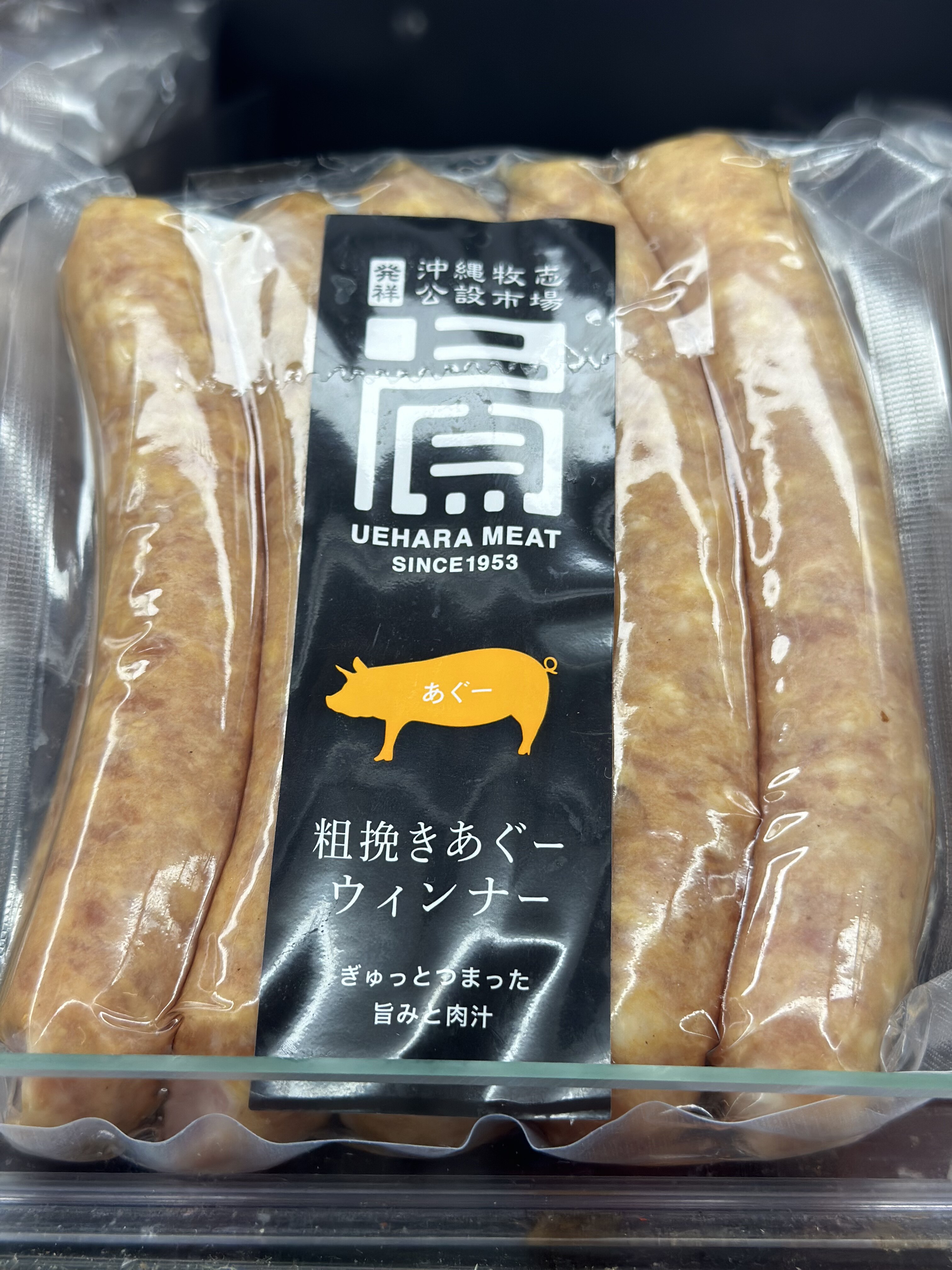 代购正品 日本进口 uehara-m粗粒维也纳香肠 240克