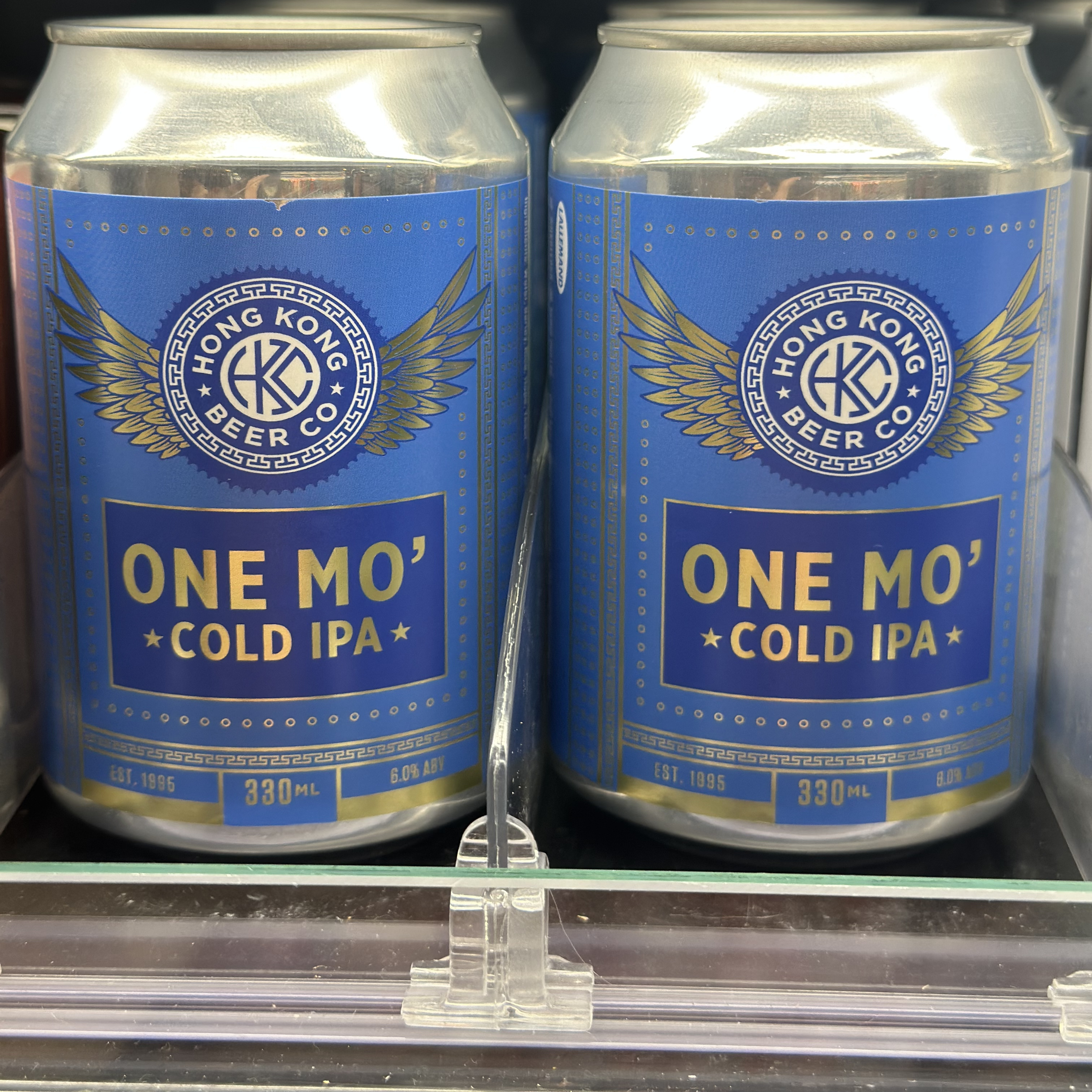 代购 香港制造 HONG KONG BEER CO冷冻印度淡啤酒 330ML*6罐