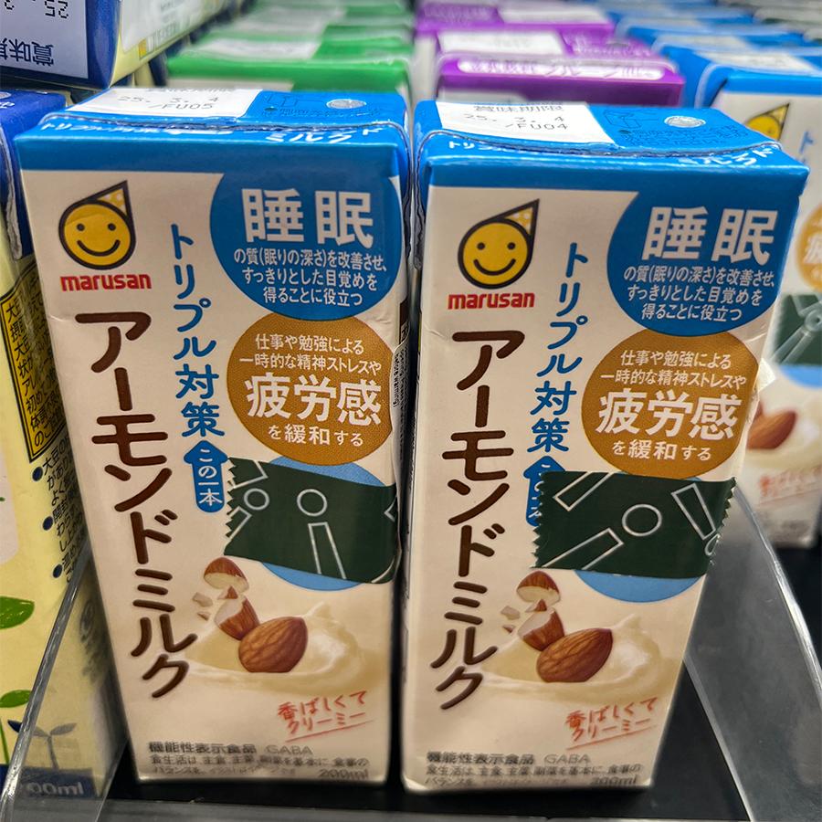 代购正品 日本进口 MARUSAN/丸山多重对策杏仁奶 200毫升*6盒