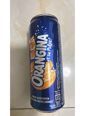 代购 法国进口 ORANGINA橙汁梳打饮品 330毫升*6罐