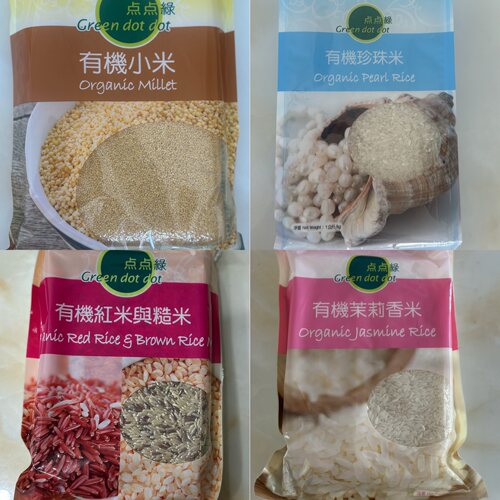 代购正品 泰国进口 点点绿有机茉莉香米/有机大米/有机白米 1公斤