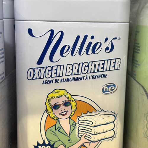 代购正品 加拿大进口 NELLIE'S天然活氧衣物去渍亮白粉 1.7公斤