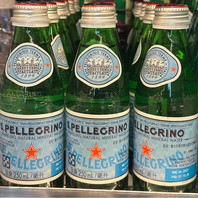 意大利SAN BENEDETTO/圣碧涛/圣培露有气矿泉水饮用水瓶装250ML*6