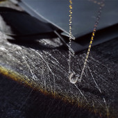 小众闪925纯银冷淡女迷你U字母马蹄精致个性 百搭细锁骨短项链礼物