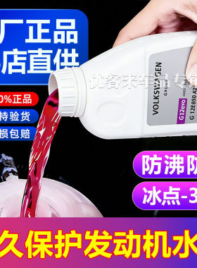 进口大众原厂G12evo防冻液夏朗途锐蔚揽迈特威A4L奥迪A6专用冷却