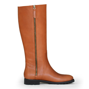 阅兵靴高筒男靴长靴男士皮靴国旗班骑士马术靴德国二战靴棕色真皮