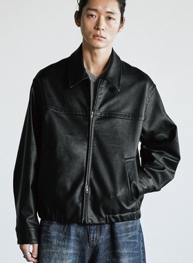 东京胖黄瓜日本代购 WYM LIDNM 仿麂皮拉链夹克 WYjk1358