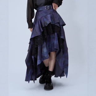 653963 不对称层次半身裙 东京胖黄瓜日本代购 HARE