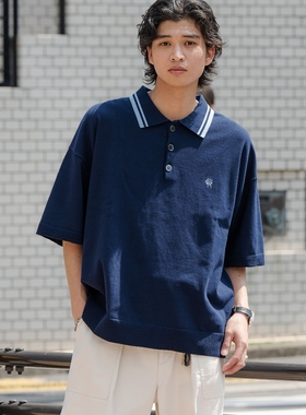 东京胖黄瓜日本代购 RAGEBLUE 刺绣短袖POLO衫 451333