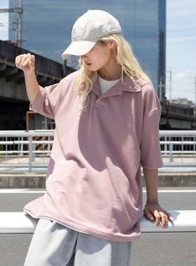 东京胖黄瓜日本代购 WEGO 宽松短袖POLO衫 WE26SM06-M0013