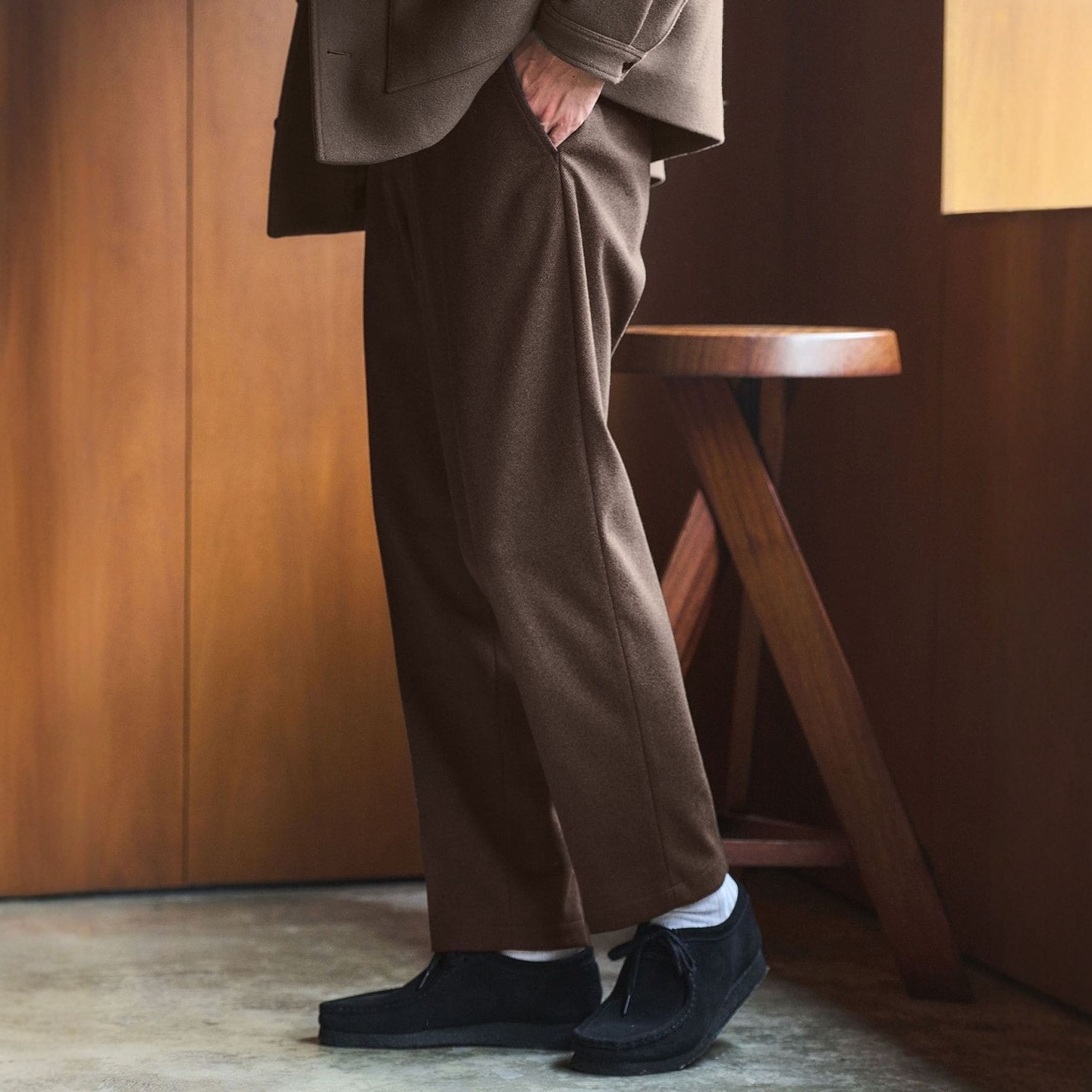 【VIP限时6折】Green label relaxing / WONDER 九分锥形裤 0062