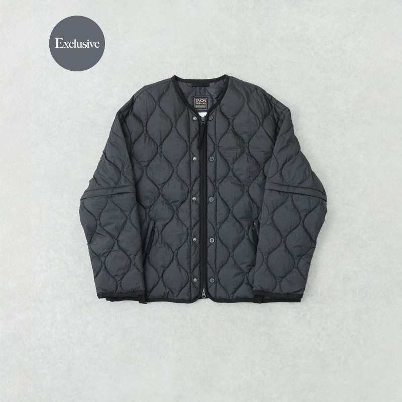 【VIP限时7折】TAION /UR 可拆卸袖绗缝羽绒夹克 URA7-17H002