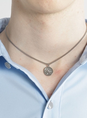 东京胖黄瓜日本代购 HARE 硬币项链 653160