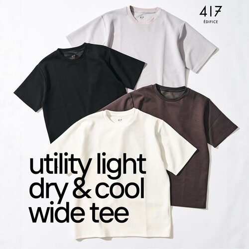 26春夏 417 EDIFICE / UTILITY EVERYDAY 接触冷感机能T恤 1000